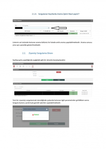 MEBBİS HES KODU SORGULAMA MODÜLÜ KULLANIM KILAVUZU 5