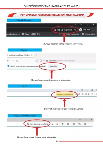 BİLSEM ''Görsel Algı Testi ve Müzikal Yatkınlık Testi'' Uygulama Kılavuzu 11