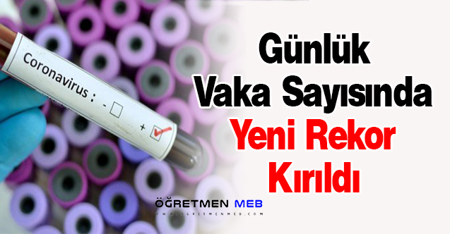 Günlük Vaka Sayısında Yeni Rekor Kırıldı