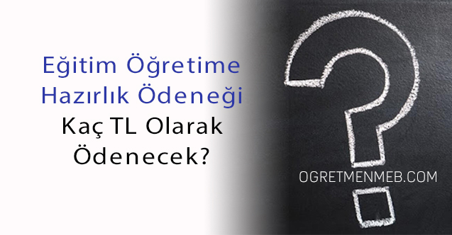 Öğretmenlere Eğitim Öğretime Hazırlık Ödenekleri Ödenmeye Başladı