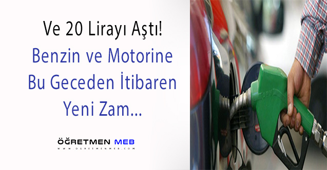 Benzin ve Motorine 5 Mart'tan İtibaren Geçerli Yeni Zam!