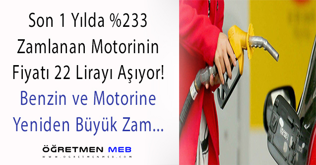 Benzin ve Motorine Art Arda 4. Zam!