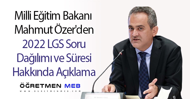 LGS Süreleri ve Soru Dağılımı Değişti Mi?