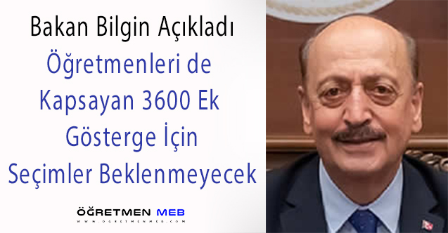 3600 Ek Gösterge 2022'de Hayata Geçecek