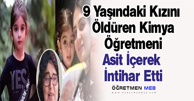 Kızını Kalbinden Bıçaklayan Öğretmen İntihar Etti