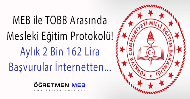 MEB ile TOBB Arasında Mesleki Eğitim Protokolü İmzalandı