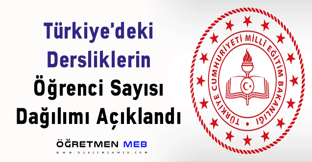 Türkiye'deki Dersliklerin Öğrenci Sayısı Dağılımı Açıklandı