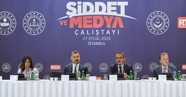 BAKAN ÖZER, "ŞİDDET VE MEDYA ÇALIŞTAYI"NA KATILDI