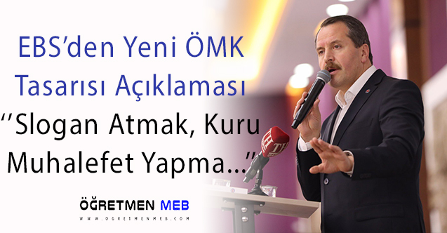 Ali Yalçın'dan Öğretmenlik Meslek Kanunu Açıklaması