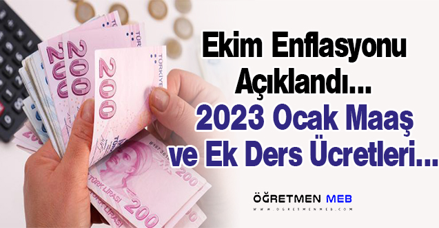 Ekim Enflasyonu Açıklandı, Öğretmenlere Enflasyon Farkı Oluştu