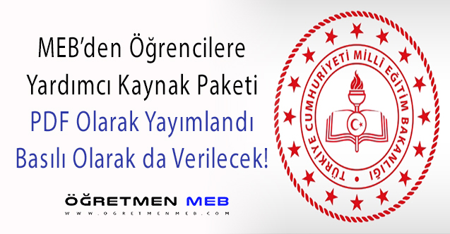 MEB, Öğrencilere Ek Kaynakları Yayımladı