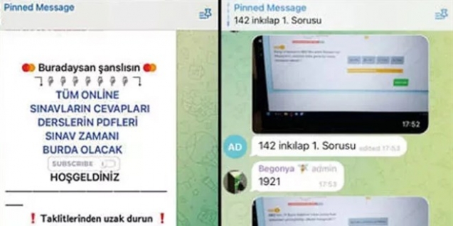 Açık Lise sınavlarında toplu kopya!