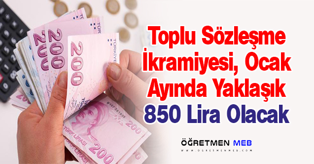 Sendikalı Öğretmenlere Verilen TİS Ocak'ta 900 Liraya Yakın Olacak