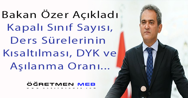 Ders Süreleri Kısalıyor Mu? Bakan Özer'den Gündeme Dair Önemli Açıklamalar