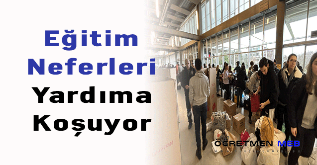 Eğitim Neferleri Yardıma Koşuyor