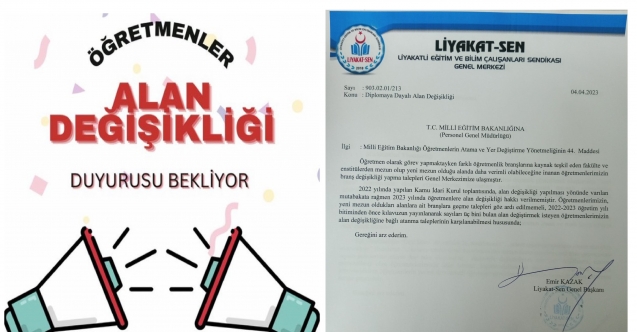 DİPLOMAYA DAYALI ALAN DEĞİŞİKLİĞİ KILAVUZU BİR AN ÖNCE YAYINLANMALIDIR