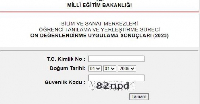 BİLSEM Ön Değerlendirme Sonuçları Açıklandı. İşte Taban Puanlar