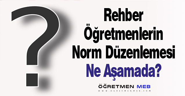 Rehber Öğretmenlerin Norm Düzenlemesi Ne Aşamada?