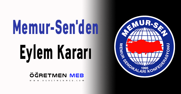 Memur-Sen'den Eylem Kararı