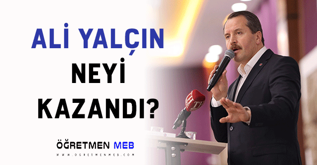 ALİ YALÇIN NEYİ KAZANDI?