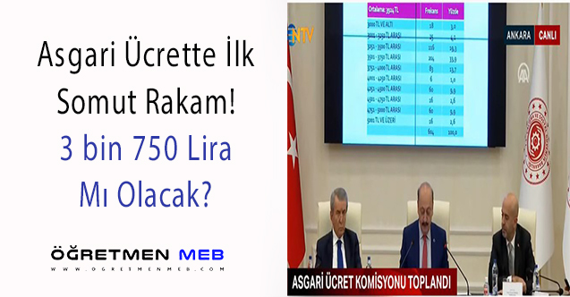 Bakan Bilgin'den Asgari Ücret Açıklaması: 3 Bin 750 Lira!