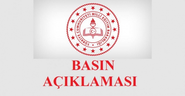 MEB'den Basın Açıklaması