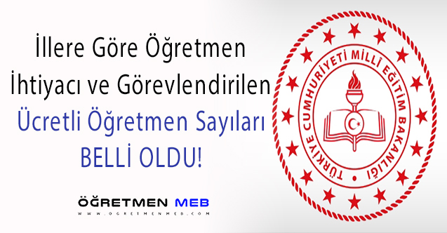 İllere Göre Öğretmen Açığı Belli Oldu