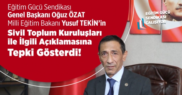 Oğuz Özat'tan Yusuf Tekin'e Tepki