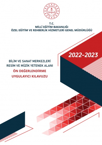 2023 BİLSEM Resim ve Müzik Yetenek Alanı Uygulayıcı Kılavuzu