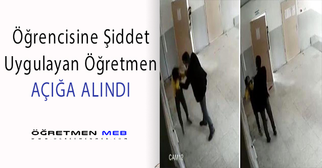 Öğrencisini Döven Öğretmen Açığa Alındı