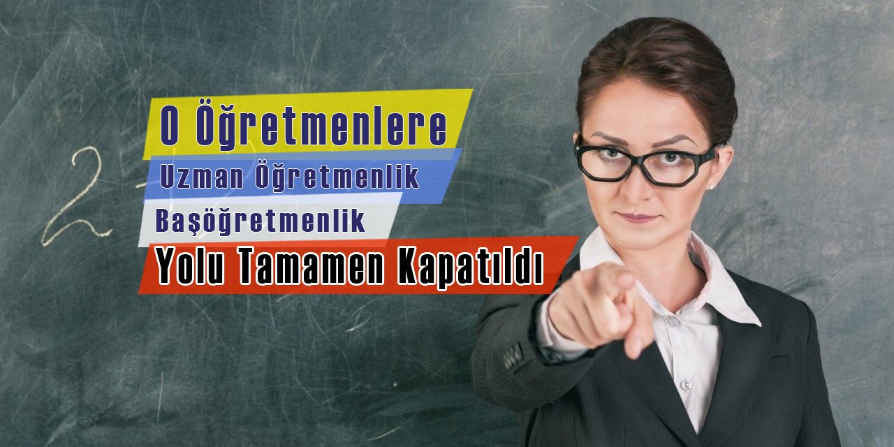 ÖMK Mecliste, O Öğretmenlere Uzman Öğretmenlik ve Başöğretmenlik Yolu Kapatıldı