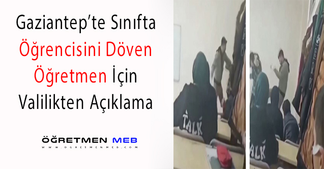 Lise Öğrencisini Döven Öğretmene İnceleme