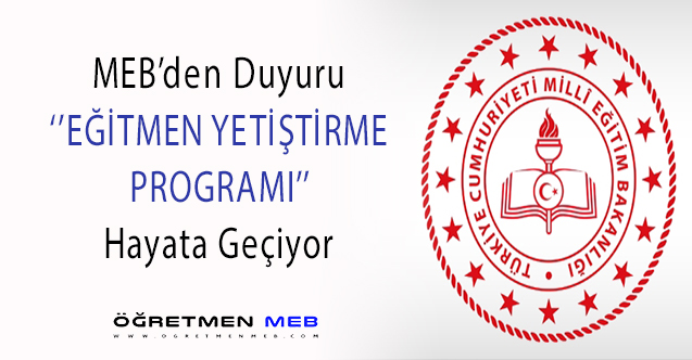 Bakanlık Duyurdu: ''Eğitmen Yetiştirme Programı'' Hayata Geçiyor